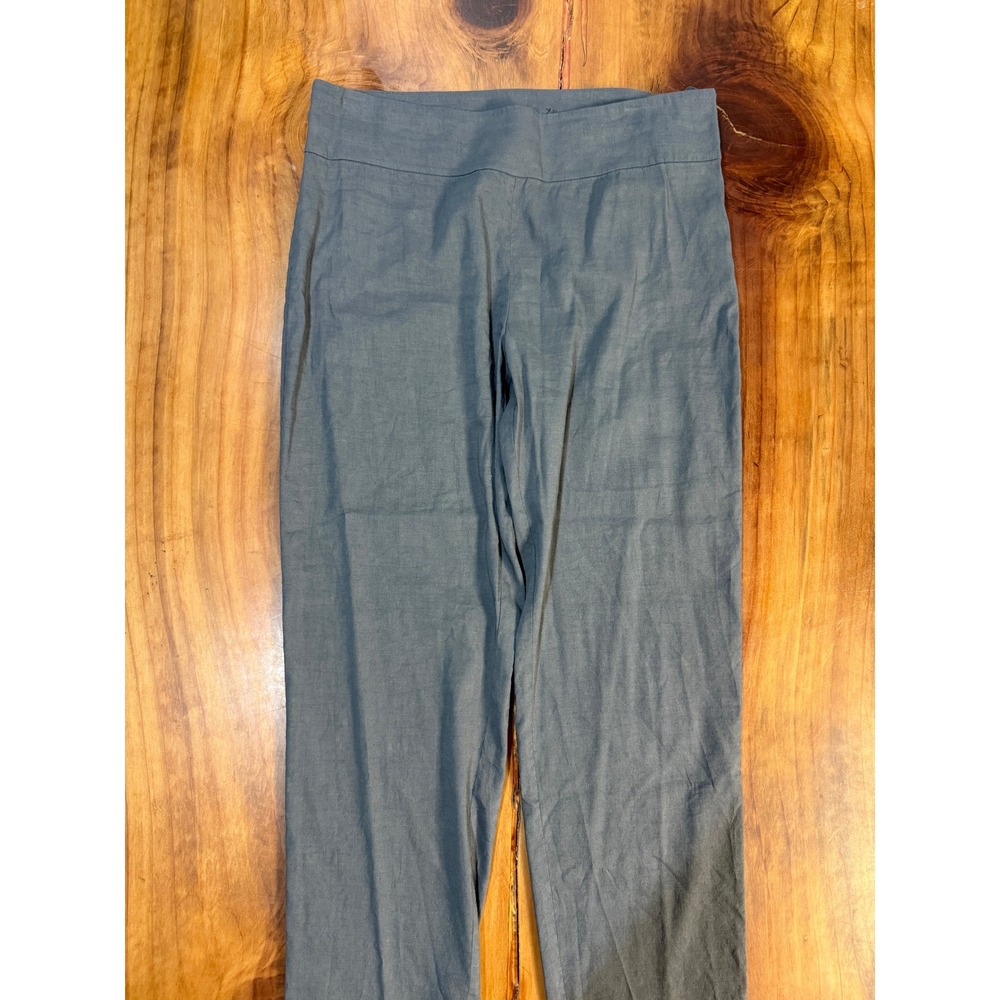 Eileen Fisher Women's Pants Medium Knit Career Linen Viscose Straight leg F25 - Picture 2 of 7